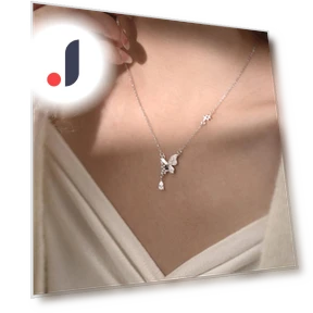 Water Drop Zircon Necklace — Smart Jewelry, Commodity Jewel