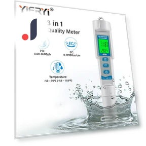 Waterproof Digital PH EC TDS Meter 3 In 1 — Hydrometers, yieryi