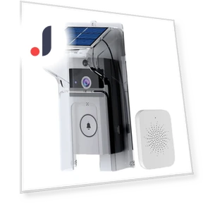 Waterproof Smart Home Solar-Powered Doorbell — Smart Home Security, Ruishi