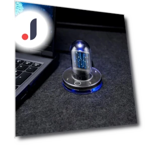 Wi-Fi Glow Tube Smart Clock — Alarms & Clocks, Cherish Clock