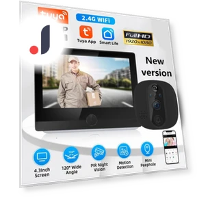 WiFi Doorbell with Night Vision — Smart Home Security, Crown Global
