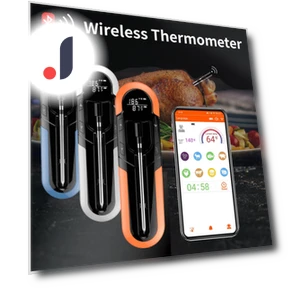 Wireless Cooking Thermometer — Grill Thermometers, Daily necessities-V