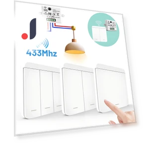 Wireless Light Switch — Ceiling Fan Wall Controls, Oudun