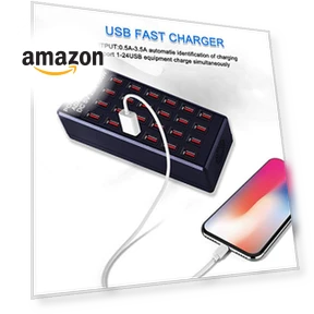 24-Port USB Charging Station — Power Hubs, MIXILIN