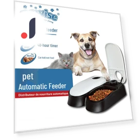 Automatic Pet Food and Water Dispenser with Timed Lid — Automatic Feeders, TrendVibeCN