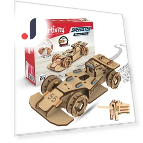 Creative Craft Set: Racing Car with Launch Device — Educational, Japan Zen Mall