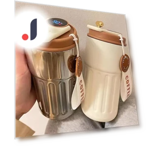 Digital LED Smart Thermos — Beverage Warmers, boho berry