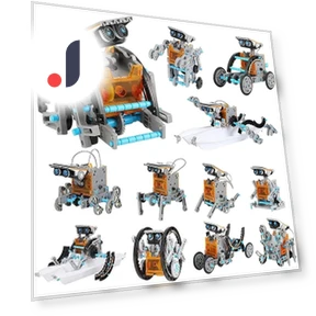 DIY Solar-Powered Robot Toy — Solar Power, Ziguiyuan