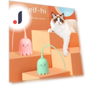 Electric Smart Silicone Pet Toy with Automatic Rotating Ball — Exercise Wheels, Home Whispers