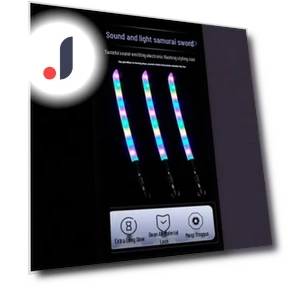 Luminous Gravity Sensor Colorful Sword with Sound — Interactive Learning Devices, Super Go