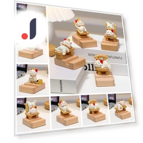 Multi-functional Mobile Phone Stand Statue — Display Stands, Qianxiu