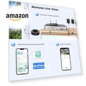 Outdoor Security Camera System — Smart Home Security, Hiseeu