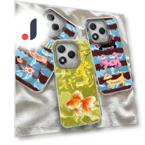 Phone Cover Golden Koi — Protective Covers, funads