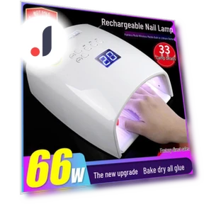 Portable Wireless Rechargeable Nail Lamp with Smart Sensor — Curing Lamps, The Million