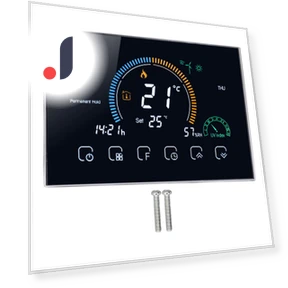 Programmable Smart WiFi Thermostat with LED Touch Screen — HVAC Controls, Fishine