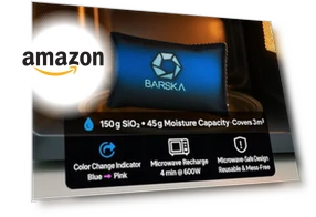 Rechargeable Desiccant Dehumidifier — Air Moisture Control, Barska