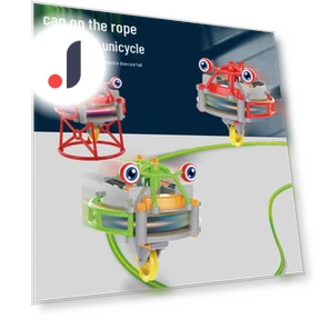 Self-Balancing Unicycle Robot Toy — Construction Kits, Super Go
