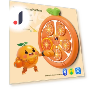 Smart Bluetooth Boxing Wall Trainer with Fruit Theme for Kids — Interactive Learning Devices, Super Go