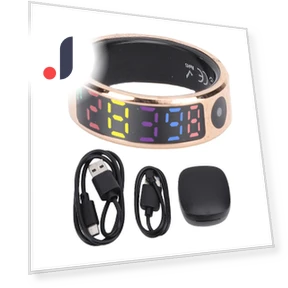 Smart Fitness Ring with Color Display — Wearable Accessories, ZY-Sport-N