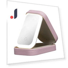 Smart LED Mirror Makeup Storage Box — Cosmetic Cases, Precious Stones