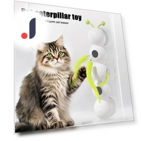 Smart Motion Worm Toy for Indoor Cats — Cat Playthings, Kitty Cat House