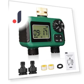 Smart Rain Delay Function Brass Inlet Watering Timer — Automatic Irrigation, GoolRC