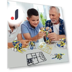 Solar-Powered Robot Building Kit — Solar Power, Super Go