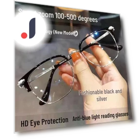 Stylish Unisex Smart Reading Glasses — Blue Light Glasses, TrendVibeCN