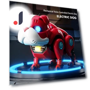 Voice-Controlled Smart Robot Dog — Interactive Animal Companions, Super Go