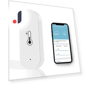 WiFi Bluetooth Temperature and Humidity Sensor — Home Climate Control, TrendVibeCN