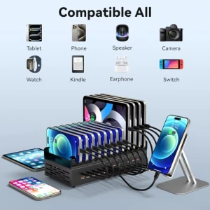 24 Port USB C Fast Charging Station, ALI SEA