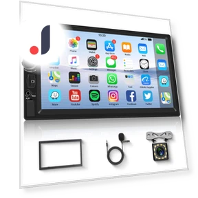2Din Car Multimedia Player — Stereo Receivers, Hodozzy