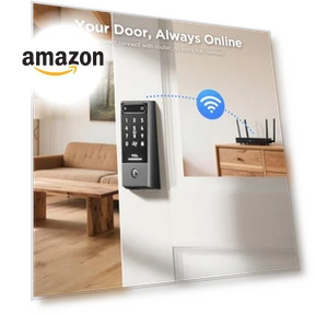 AI Palm Vein Smart Lock with Built-in Doorbell — Smart Home Security, TCL