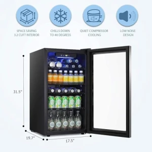 Beverage Refrigerator Cooler, Antarctic Star