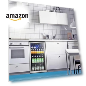 Beverage Refrigerator Cooler — Drink Coolers, Antarctic Star