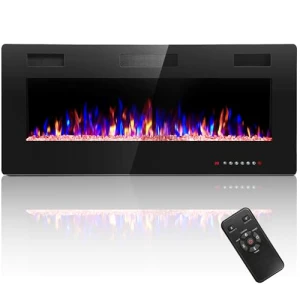 Electric Fireplace Insert, Crzoe