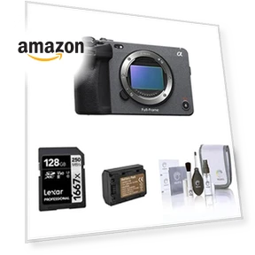 Full-Frame Cinema Line Camera Bundle — Camcorder, Sony