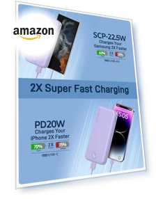 Portable Charger with Built in Cable and AC Wall Plug — Chargers, Dongguan Xionel Electronic Technology Co., Ltd