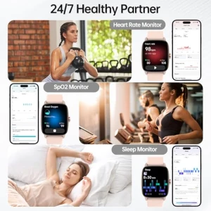 Smart Watch with Bluetooth Call & AI Voice — Smart Watch, KIBFLE