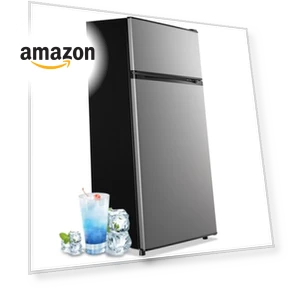Two Door Fridge with 7 Temperature Settings — Mini Fridges, DEMULLER