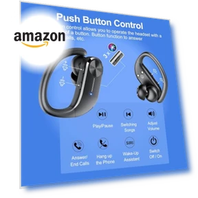 Wireless Bluetooth Earbuds — In-Ear Headphones, hadbleng