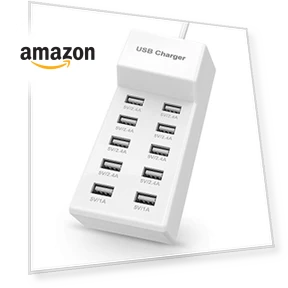 10-Port USB Charger Station — Chargers, Shenzhen Puleisile Electronic Co. Ltd.