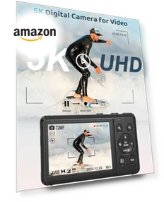 5K Digital Camera — Compact Digital Cameras, Ruwaqart