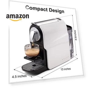 Compact Capsule Coffee Maker — Coffee & Espresso Combos, beanglass