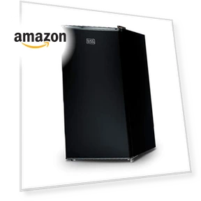 Compact Refrigerator Energy Star Single Door Mini Fridge with Freezer — Mini Fridges, BLACK+DECKER