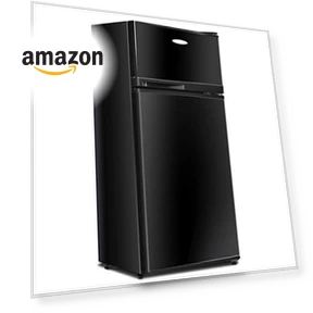 Compact Refrigerator with Top Door Freezer — Mini Fridges, GOFLAME