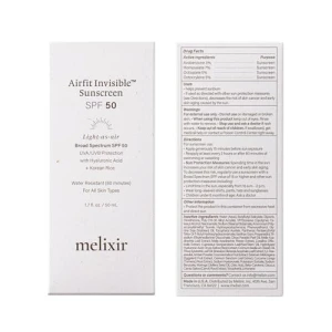 Invisible Sunscreen SPF 50, Melixir