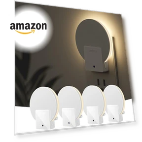 LED Backlit Night Light with Auto Dusk to Dawn Sensor — Night Lights, Lyridz