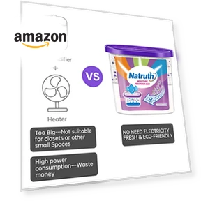 Moisture Absorbers With Lavender Scent — Air Moisture Control, NATRUTH