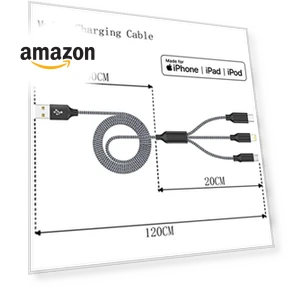 Multi Charging Cable 3Pack — Cables, Xnewcable